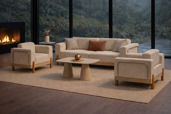 Erinöz Lina Oturma Grubu 3+1+1+Sehpa