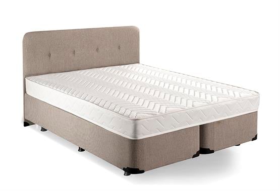 Luna Baza Başlık Yatak Takımı - 140x190 cm Çift Kişilik Ortopedik Yatak Seti Sağlamlaştırılmış Baza