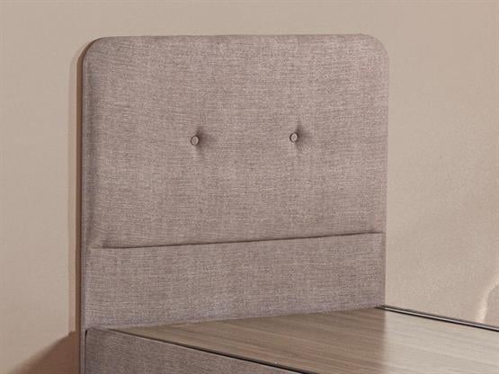 Luna Baza ve Başlık Seti - 80x180 cm Tek Kişilik Kumaş Baza Seti