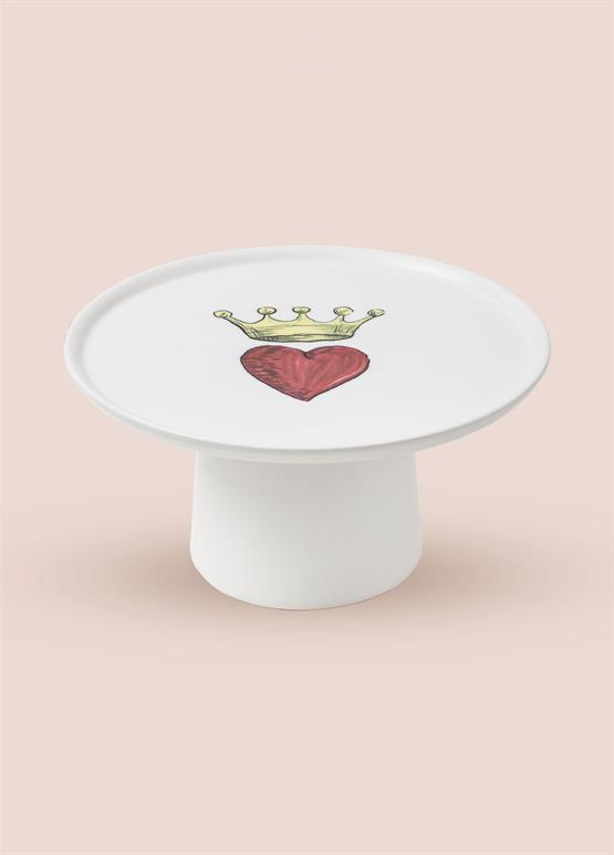 The Mia Luv Ayaklı Servis Tabağı 10x19 cm