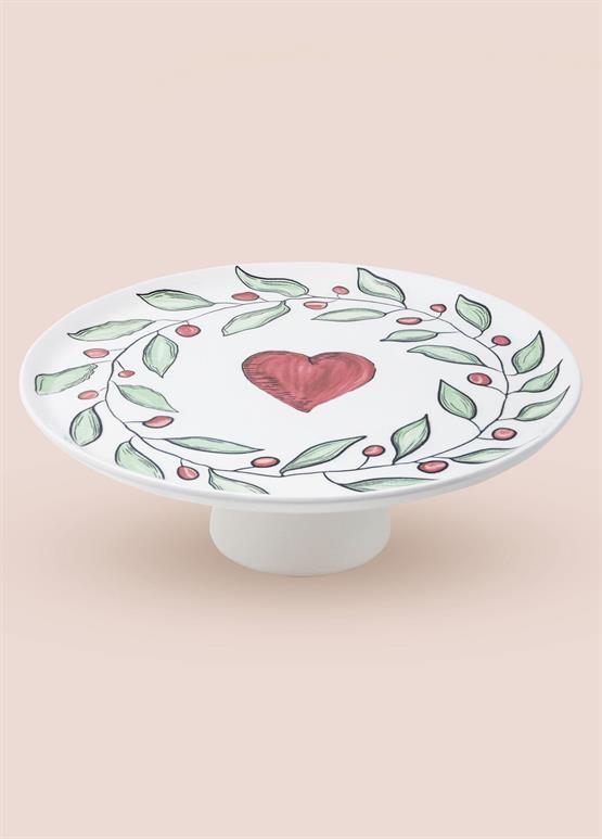 The Mia Luv Ayaklı Servis Tabağı 10x30 cm