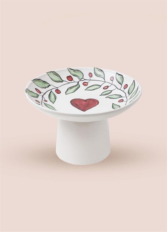 The Mia Luv Ayaklı Servis Tabağı 20 cm