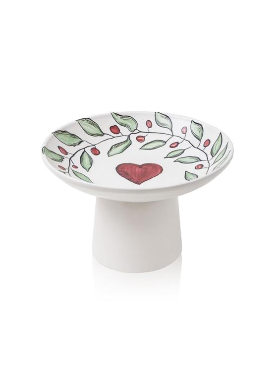 The Mia Luv Ayaklı Servis Tabağı 20 cm