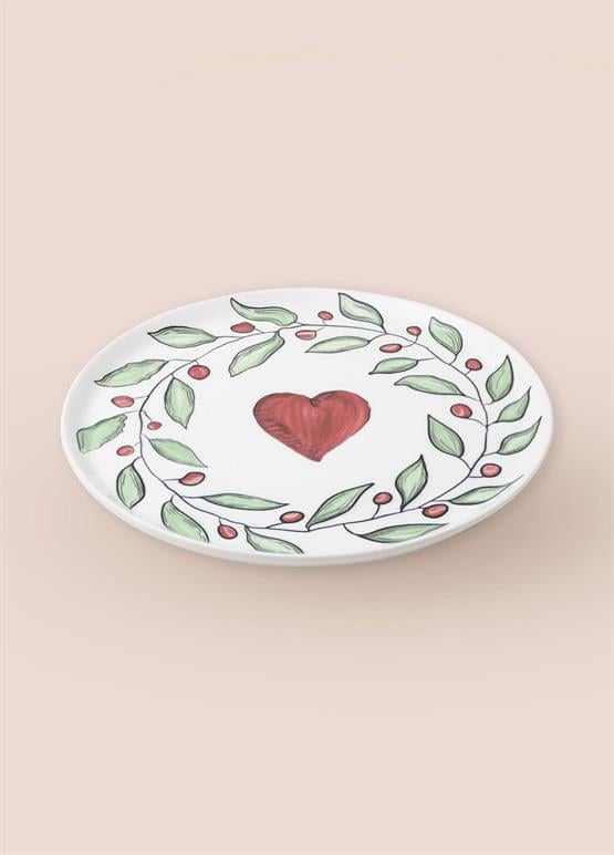 The Mia Luv Servis Tabağı 6lı Set 26 cm