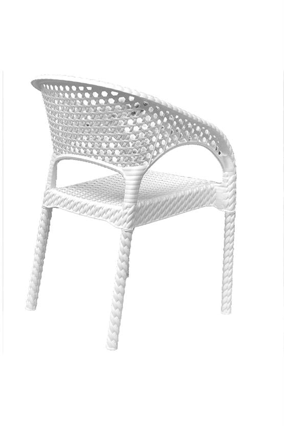 Mandella Regnum Örgü Koltuk Beyaz