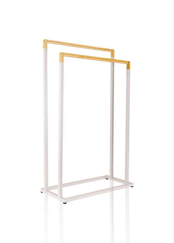 The Mia Metal Havlu Askılığı Gri GLV0764