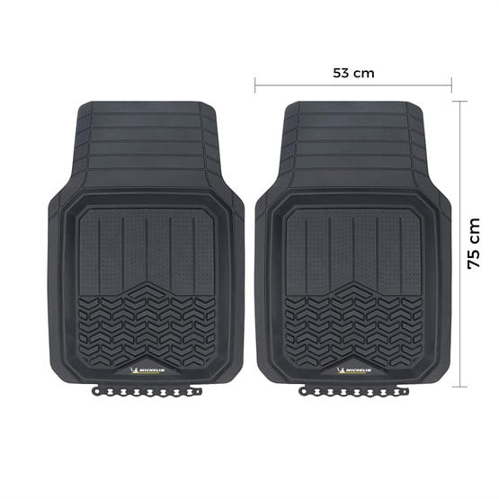 Michelin MC34594 Tüm Araçlara Uyumlu 2 Parça Üniversal 3D Havuzlu Oto Paspas