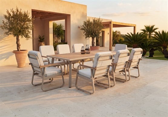 Erinöz Milano Masa Bella Sandalye Takımı - Kum Rengi