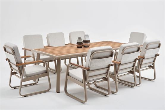 Erinöz Milano Masa Bella Sandalye Takımı - Kum Rengi