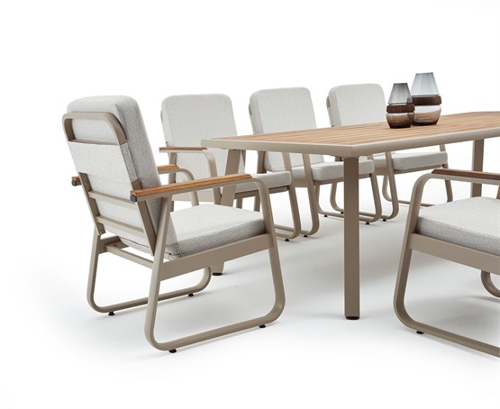 Erinöz Milano Masa Bella Sandalye Takımı - Kum Rengi