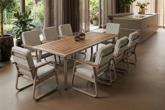 Erinöz Milano Masa Bella Sandalye Takımı - Kum Rengi