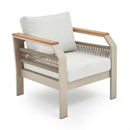 Erinöz Morento Bahçe Balkon Tekli Koltuk - Kum Rengi