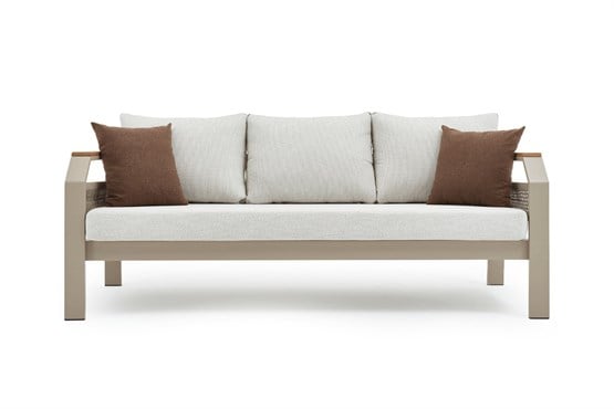 Erinöz Morento Üçlü Koltuk - Kum Rengi