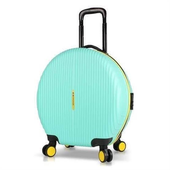 Bubble Abs Yuvarlak Valiz Mint Yeşili