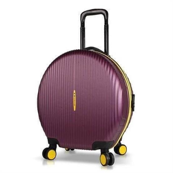 Bubble Abs Yuvarlak Valiz Mürdüm