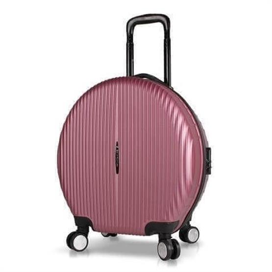Bubble Abs Yuvarlak Valiz Rose Gold