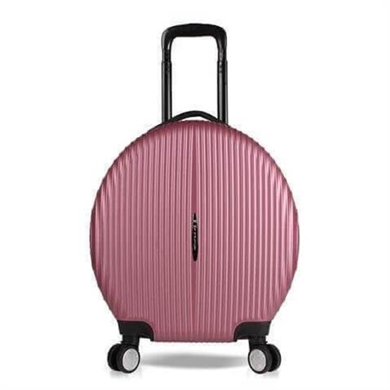 Bubble Abs Yuvarlak Valiz Rose Gold