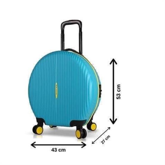 Bubble Abs Yuvarlak Valiz Turkuaz