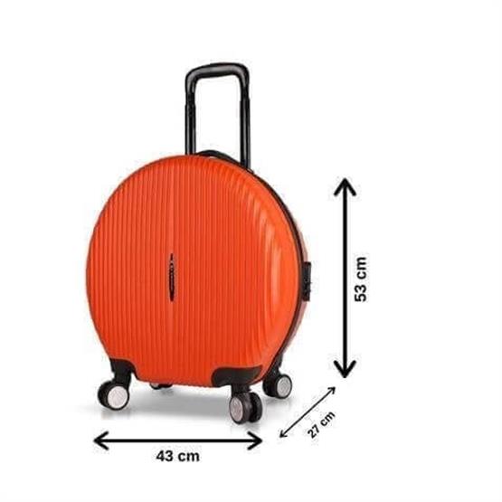 Bubble Abs Yuvarlak Valiz Turuncu