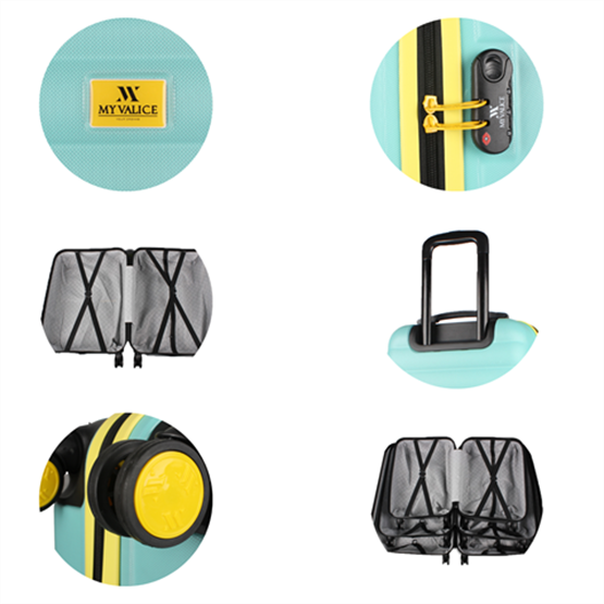 My Valice Colors Abs Büyük Boy Mint Yeşili Valiz