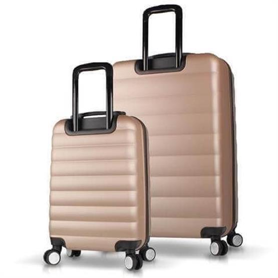 Colors Abs Kabin ve Büyük Boy Gold  2li Valiz Seti