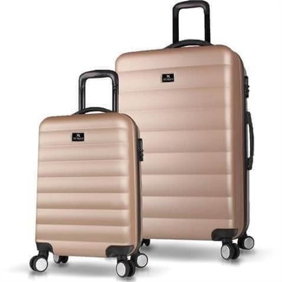 Colors Abs Kabin ve Büyük Boy Gold  2li Valiz Seti