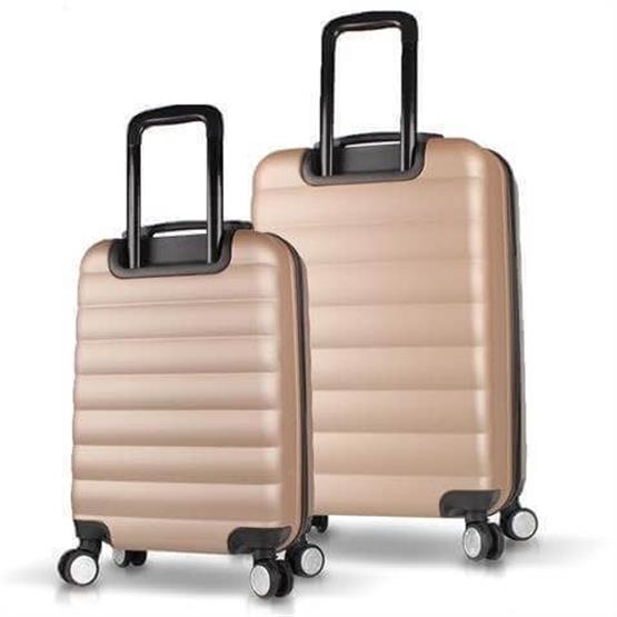 Colors Abs Kabin ve Orta Boy Gold  2li Valiz Seti