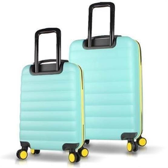 Colors Abs Kabin ve Orta Boy Mint Yeşili  2li Valiz Seti