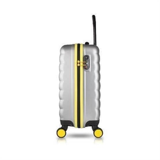 Colors Abs Küçük Kabin Boy Gri Valiz