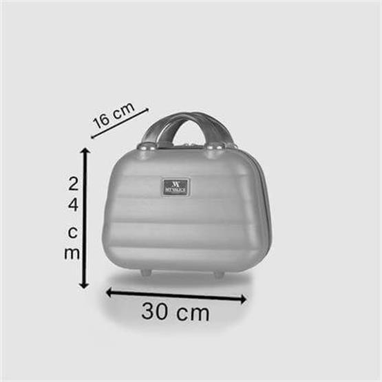 Colors Abs Makyaj Çantası & El Valizi Gold