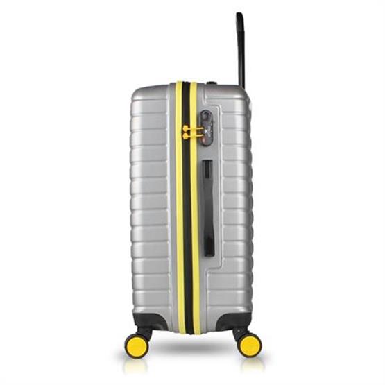 My Valice Croc Abs Büyük Boy Gri Valiz