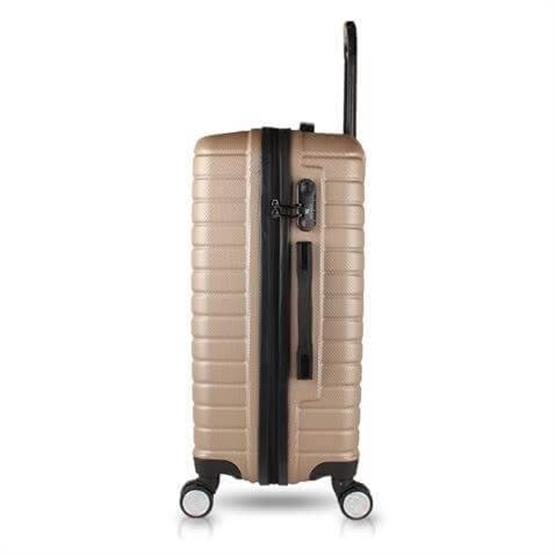 Croc Abs Kabin Orta Büyük ve Makyaj Boy Gold 4lü Travel Valiz Seti