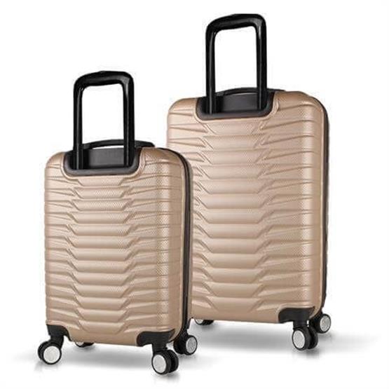 Croc Abs Kabin ve Orta Boy Gold  2li Valiz Seti