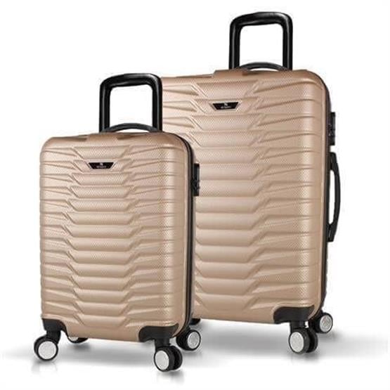 Croc Abs Kabin ve Orta Boy Gold  2li Valiz Seti