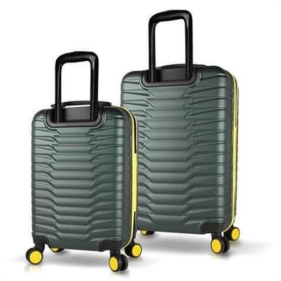 Croc Abs Kabin ve Orta Boy Haki  2li Valiz Seti