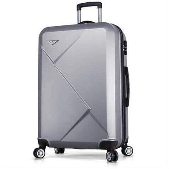 Diamond Abs Büyük Boy Valiz Gri