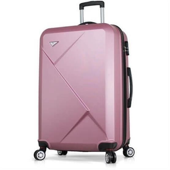 Diamond Abs Büyük Boy Valiz Rose Gold