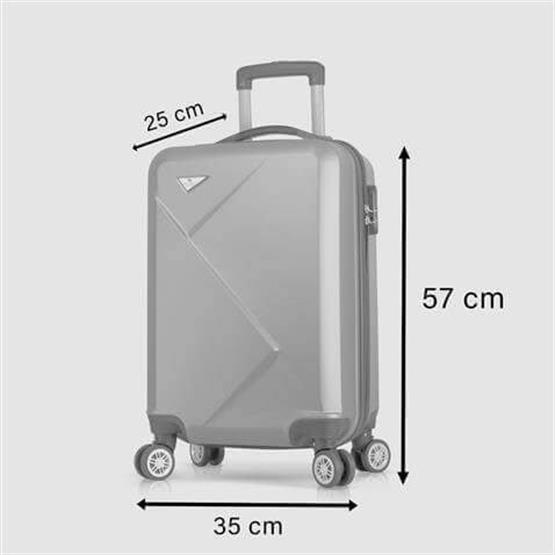 Diamond Abs Kabin Boy Valiz Rose Gold