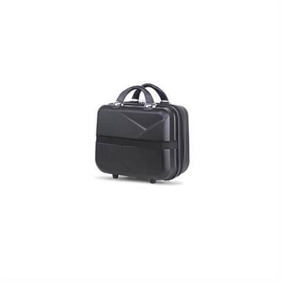 Diamond Abs Makyaj Çantası El Valizi Siyah