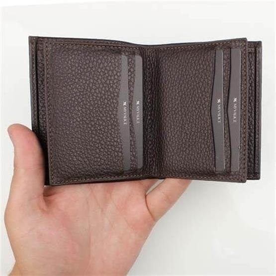 My Valice Erkek Hakiki Deri Cüzdan ve Kartlık 1824 Kahve