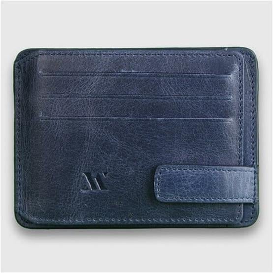 My Valice Erkek Hakiki Deri Cüzdan ve Kartlık 1803 Mavi