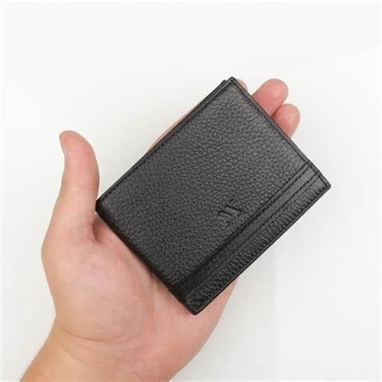 My Valice Erkek Hakiki Deri Cüzdan ve Kartlık 1822 Siyah