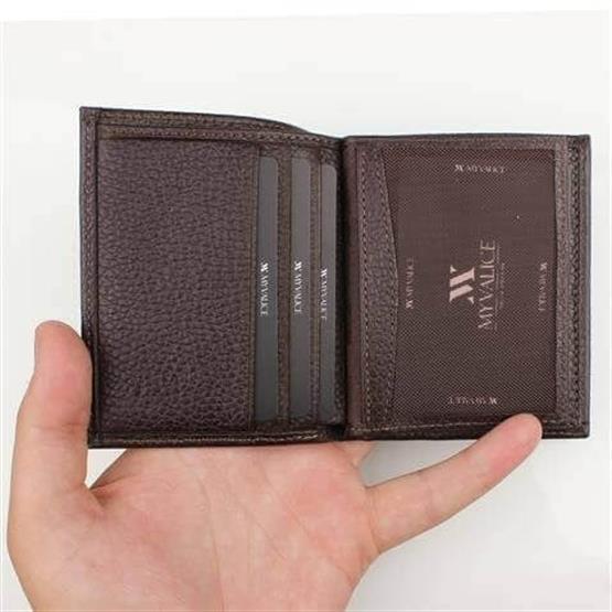 My Valice Erkek Hakiki Deri Cüzdan ve Kartlık 1824 Kahve