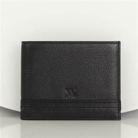 My Valice Erkek Hakiki Deri Cüzdan ve Kartlık 1822 Siyah