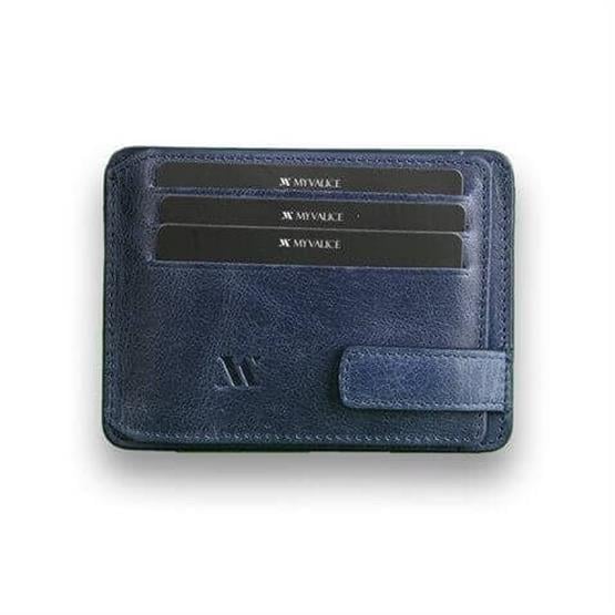 My Valice Erkek Hakiki Deri Cüzdan ve Kartlık 1803 Mavi
