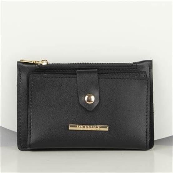 My Valice Kadın Deri Cüzdan ve Kartlık 1626 Siyah
