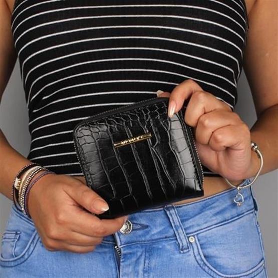 My Valice Kadın Deri Cüzdan ve Kartlık 1623 Siyah