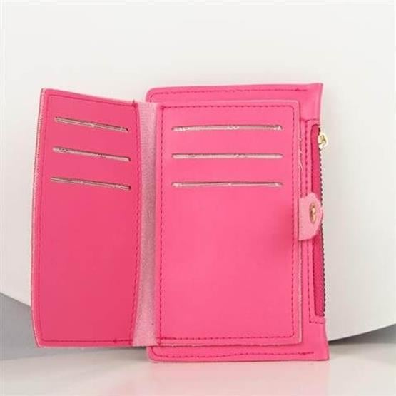 My Valice Kadın Deri Cüzdan ve Kartlık 1626 Pembe