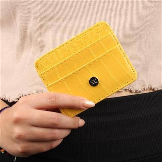 My Valice Kadın Deri Cüzdan ve Kartlık 1624 Sarı