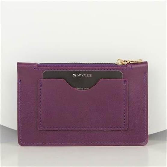 My Valice Kadın Deri Cüzdan ve Kartlık 1626 Mor